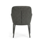 Barths Belfort - Dining Stuhl mit Armlehne, Anthrazit – Bild 4
