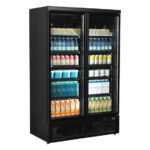 Tefcold Displaykühlschrank Atom Maxi C2DBB, Schwarz RAL9005, EEK B – Bild 2