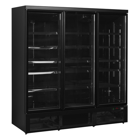 52331-Atom-Maxi-C3DBB.jpg Tefcold Displaykühlschrank Atom Maxi C3DBB, Schwarz RAL9005, EEK B – Bild 1