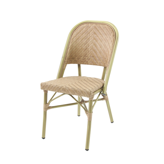 52381-paris-rattan-chair-natural-1.jpg Feros Paris – Stapelbarer Bistrostuhl Rattan, Bambus/Natur – Bild 1