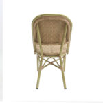 Feros Paris – Stapelbarer Bistrostuhl Rattan, Bambus/Natur – Bild 4