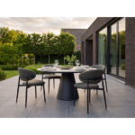 Barths Cuba - Runder Dining Tisch Ø 140 cm, Anthrazit – Bild 2