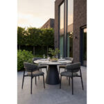 Barths Cuba - Runder Dining Tisch Ø 140 cm, Anthrazit – Bild 3