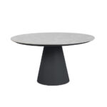 Barths Cuba - Runder Dining Tisch Ø 140 cm, Anthrazit