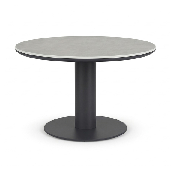 531632-porto-dining-table-130cm-anthracite-1.jpg Barths Porto - Runder Dining Tisch Ø 130 cm, Anthrazit – Bild 1