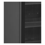 Tefcold Display-Kühlschrank in Schwarz SCU1425 FRAMELESS, EEK D – Bild 3