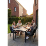 Barths Belfort - Rechteckiger Dining Tisch 140x90 cm, Anthrazit – Bild 3