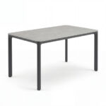 Barths Belfort - Rechteckiger Dining Tisch 140x90 cm, Anthrazit