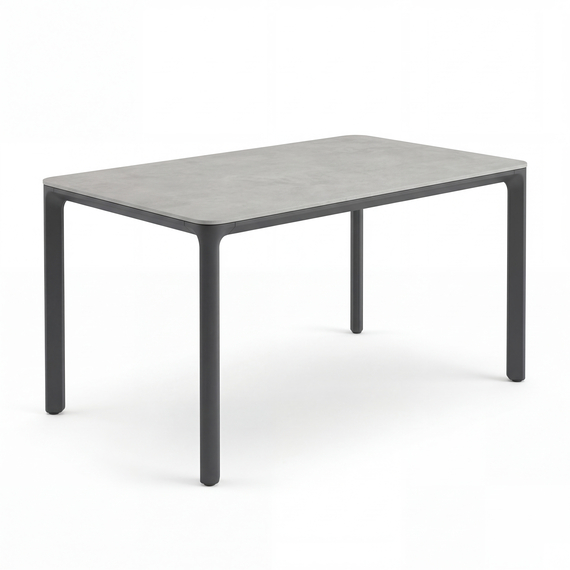 533631-belfort-dining-table-anthracite-1.jpg Barths Belfort - Rechteckiger Dining Tisch 140x90 cm, Anthrazit – Bild 1