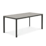 Barths Belfort - Rechteckiger Dining Tisch 210x90 cm, Anthrazit