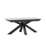 Barths Torino - Ausziehbarer Tisch 180/220x100 cm, Anthrazit