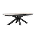 Barths Torino - Ausziehbarer Tisch 180/220x100 cm, Anthrazit – Bild 2