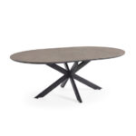 Barths Fellow - Ausziehbarer Dining Tisch 145/200x145x75 cm, Anthrazit
