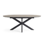 Barths Fellow - Ausziehbarer Dining Tisch 145/200x145x75 cm, Anthrazit – Bild 2