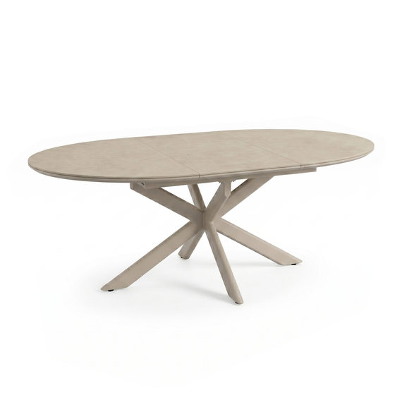 534693-fellow-extendable-table-sand-1.jpg Barths Fellow - Ausziehbarer Dining Tisch 145/200x145x75 cm, Sand – Bild 1