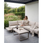 Barths Porto - Lounge-Set 2,5-Sitzer, Sand – Bild 3
