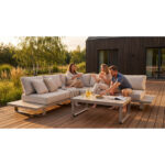 Barths Porto - Lounge-Set 2,5-Sitzer, Sand – Bild 4