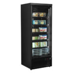 Tefcold Glastürgefrierschrank Atom Maxi F1DBB, Schwarz RAL9005, EEK C – Bild 2