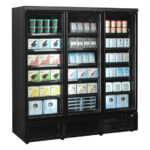 Tefcold Glastürgefrierschrank Atom Maxi F3DBB, Schwarz RAL9005, EEK D – Bild 2