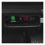 Tefcold Glastürgefrierschrank Atom Maxi F3DBB, Schwarz RAL9005, EEK D – Bild 4