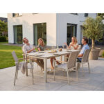 Barths Palazzo - Ausziehbarer Tisch 120/160-200x80 cm, Sand – Bild 6