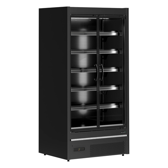 55389-MDCA937HB.jpg Tefcold Supermarkt-Multideck-Kühlschrank MDCA937HB, Schwarz RAL9005, EEK B – Bild 1