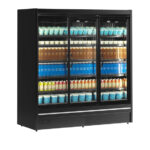 Tefcold Supermarkt-Multideck-Kühlschrank MDCA1875HB, Schwarz RAL9005, EEK B – Bild 2