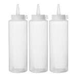 Hendi Spenderflaschen, 3er Set, 0,35L, Transparent, 3 Stk., ⌀55x(H)205mm