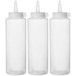 Hendi Spenderflaschen, 3er Set, 0,7L, Transparent, 3 Stk., ⌀70x(H)240mm