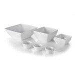 Hendi Quadratische Schüssel., Weiß, 130x130x(H)65mm – Bild 2