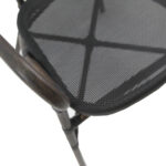 Feros Tango – Stapelbarer Bistrostuhl Textilene, Wengé/Schwarz Mesh – Bild 5