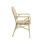 Feros Tango – Stapelbarer Bistrostuhl Rattan, Bambus/Natur – Bild 3