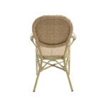 Feros Tango – Stapelbarer Bistrostuhl Rattan, Bambus/Natur – Bild 4