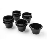 Hendi Auflaufförmchen - 12 Stk., 0,045L, Schwarz, 12 Stk., ⌀60x(H)35mm – Bild 5