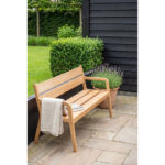 Barths Helsinki - Bank 140 cm Teak, Teak – Bild 7