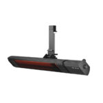 Barths Cadiz - Heizstrahler (222 W – 2000 W), Schwarz – Bild 2