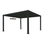 Barths Cadiz - Heizstrahler (222 W – 2000 W), Schwarz – Bild 4