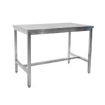 SARO Edelstahltisch ohne Unterblatt - B 700 x T 600