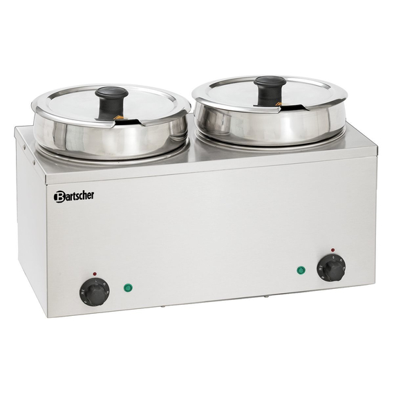 606065.jpg Bartscher Bain Marie Hotpot, 2x Topf, 6,5 L – Bild 1