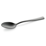 Was Germany Menülöffel Set HAMBURG FRESH, 19,5 cm, schwarz, matte PVD Beschichtung, Set á 12 Stück, Chromnickelstahl 18/10