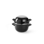 Hendi Muscheltopf, emailliert - mit Deckel, 2L, ⌀200x(H)180mm