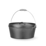 Hendi Gusseisentopf, 7,2L, Schwarz, ⌀310x(H)130mm, Rund – Bild 3
