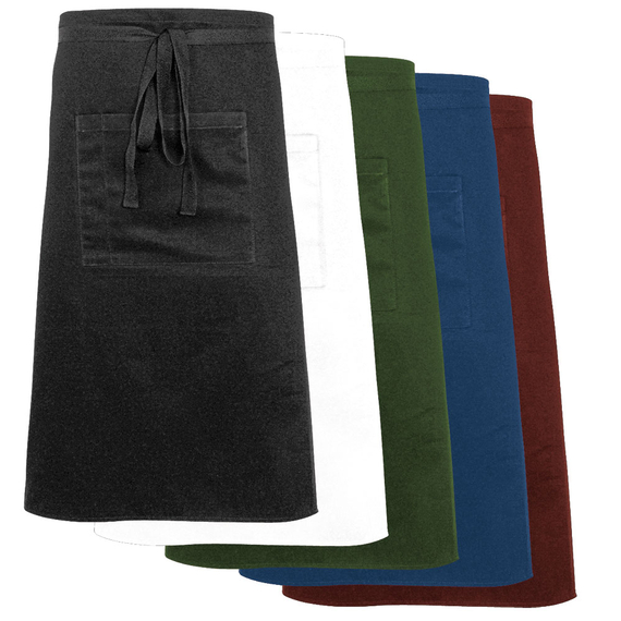 634023V01_MAIN_PRODUCT_PHOTO_XB0xndYvZM7X.jpg Nino Cucino Bistroschürze mit Tasche, Mischgewebe, bordeauxrot, L. 70 cm – Bild 1