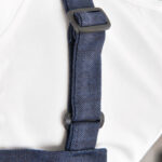 Nino Cucino Latzschürze, Mischgewebe, navy-blau, L. 92 cm – Bild 2