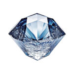 BarUp Eiswürfelform, edelsteinförmig, Blau, 2 Stk., 190x105x(H)30mm – Bild 4