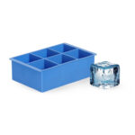 BarUp Eiswürfelform, XL-Würfel, Blau, 170x110x(H)52mm – Bild 3