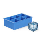 BarUp Eiswürfelform, XL-Würfel, Blau, 170x110x(H)52mm – Bild 2