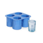 BarUp Eiswürfelform, Shotglas, Blau, 122x122x(H)60mm – Bild 3