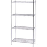 Stalgast Lagerregal aus Chromstahl 610x455x1800 mm (BxTxH)