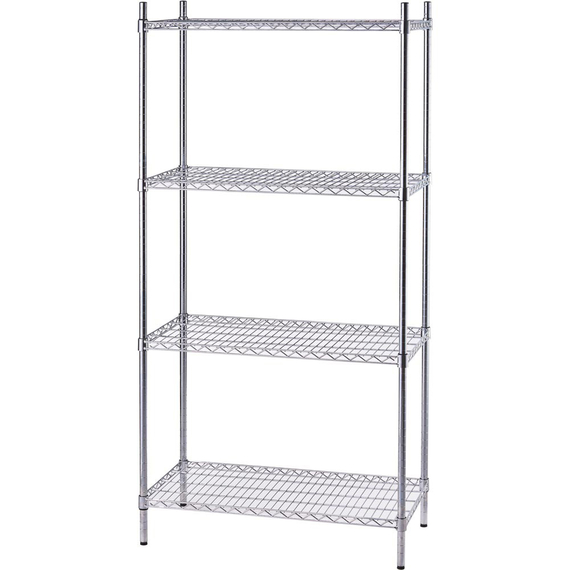 680092V01_MAIN_PRODUCT_PHOTO_fmxrKSTrlzKa.jpg Stalgast Lagerregal aus Chromstahl 910x455x1800 mm (BxTxH) – Bild 1